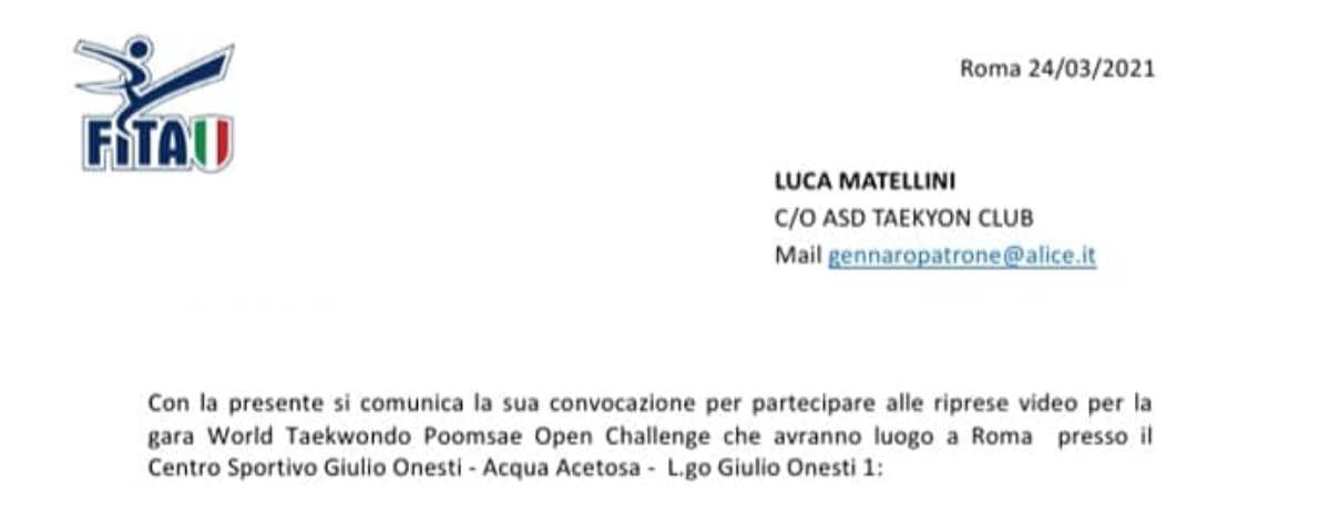 Convocazione luca